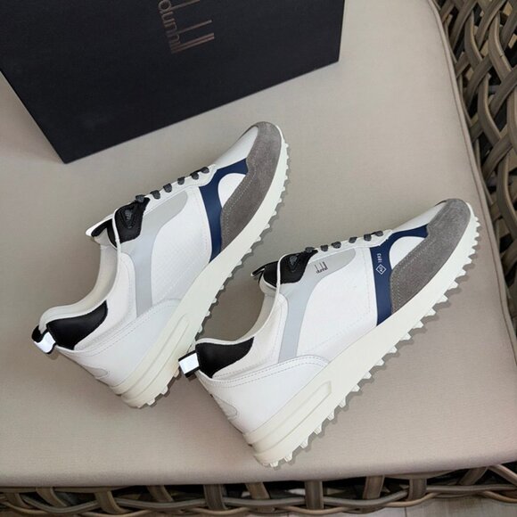 Dunhill Lace-Up Casual Mens Sneakers White main image 6